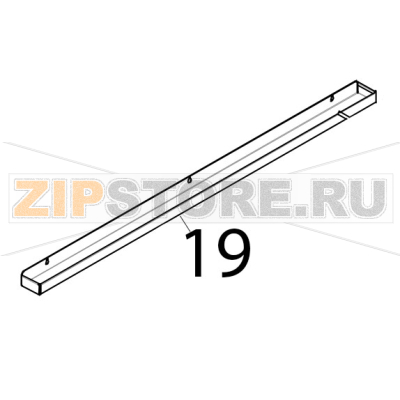 Raccogligocce saldato senza scarico acqua Tecnoeka KF 1010 A UD Raccogligocce saldato senza scarico acqua Tecnoeka KF 1010 A UDЗапчасть на деталировке под номером: 19