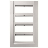 Панель лицевая для бокса поста централизации открытого/скрытого монтажа на 24 модуля, серебристая ABB 9675.60