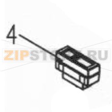 Датчик черной метки TSC TDP-245 Plus Датчик черной метки для принтера TSC TDP-245 PlusЗапчасть на сборочном чертеже под номером: 4Количество запчастей в комплекте: 1Название запчасти TSC на английском языке: GAP(EMITTING)/BLACK MARK SENSOR ASS’Y