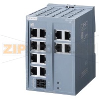 SCALANCE XB112 unmanaged IE switch, 12x 10/100 Mbit/s RJ45 ports, for setting up small star and line topologies; LED diagnostics, IP20, Redundant power supply, 24 V AC/DC Manual available as a download Siemens 6GK5112-0BA00-2AB2