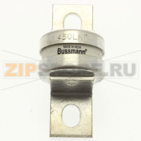 Предохранитель, 450 A, AC 240 В, DC 150 В, 200 кА, BS88, 38x84 мм, aR, BS Eaton 450A 240V AC BS88