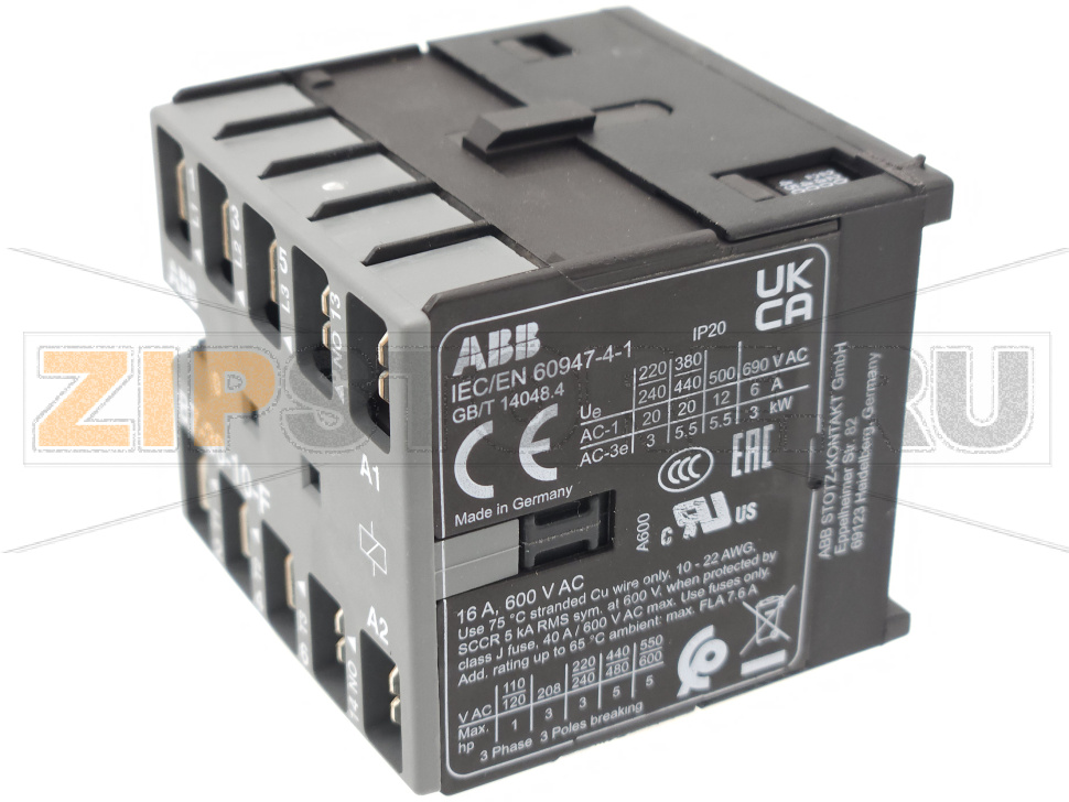 Контактор 16А 4VIA UL Fagor CO-110 DD Контактор 16А 4VIA UL Fagor CO-110 DDЗапчасть на деталировке под номером: 21Название запчасти Fagor на английском языке: Contactor 16A 4VIA UL CO-110 DD.