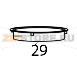 Air dict f. condenser Bartscher RT-78B-8 Air dict f. condenser Bartscher RT-78B-8Запчасть на деталировке под номером: 29