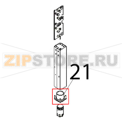 Foot support 2'' Angelo Po FM1221E1 Foot support 2'' Angelo Po FM1221E1Запчасть на деталировке под номером: 21