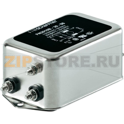 Фильтр подавления помех 20 А, 1 фаза, 85x54x30.3 мм, 50 шт Schaffner FN 2010-20-06 