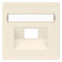 DELTA I-SYSTEM ЭЛЕКТРИЧЕСКИЙ БЕЛЫЙ КРЫШКА СИСТЕМНОЙ РОЗЕТКИ CAT.3+5/ BTR CAT.6 55X55MM С ПОЛЕМ ДЛЯ ПОМЕТОК Siemens 5TG2544