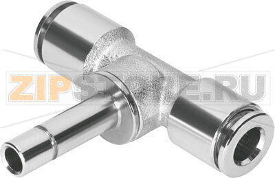 Тройник с цанговым зажимом Festo NPQM-T-Q10-S10-P10 