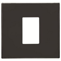 Накладка однопостовая, чёрный бархат ABB 1392.00