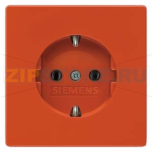 DELTA STYLE ОРАНЖЕВЫЙ РОЗЕТКА SCHUKO 10A DC/16A AC 250В C ЗАЩИТНЫМ КОНТАКТОМ C БЕЗРЕЗЬБОВЫМИ КОНТАКТНЫМИ ЗАЖИМАМИ ЭЛ.-МЕХ.ЧАСТЬ Siemens 5UB1850 