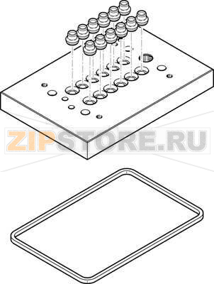 Плита пневматическая, многоканальная Festo CPV10-VI-P6-M7-C 