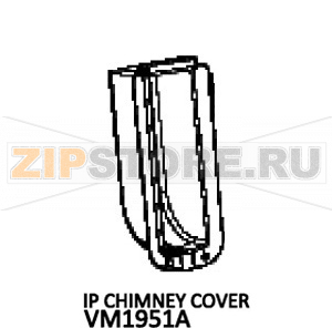 Ip chimney cover Unox XFT 193 Ip chimney cover Unox XFT 193Запчасть на деталировке под номером: 107Название запчасти на английском языке: Ip chimney cover Unox XFT 193