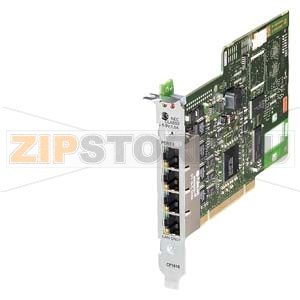 Коммуникационный процессор CP 1616 PCI-CARD (32 BIT, 33/66MHZ, 3.3/5V)  С ASIC ERTEC 400 для подключения к PROFINET IO с 4-портовым коммутатором реального времени, с комплектом разработчика DK-16xx PN IO, NCM PC (соед. плата плюс источник питания) Siemens 