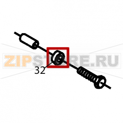 Casquillo separador Fagor FI-200 Casquillo separador Fagor FI-200Запчасть на деталировке под номером: 32Название запчасти Fagor на английском языке: Casquillo separador FI-200.