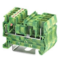 Клемма заземляющая Push-in, желто-зеленая CHIKU RPV 2,5/1P-PE
