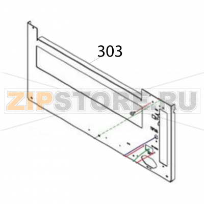 Rear cover (silk) Sato SG112-ex Rear cover (silk) Sato SG112-exЗапчасть на деталировке под номером: 303Название запчасти на английском языке: Rear cover (silk) Sato SG112-ex.