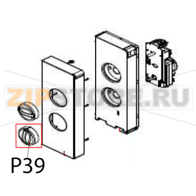 Knob Hurakan HKN-WP900G Knob Hurakan HKN-WP900GЗапчасть на деталировке под номером: P39