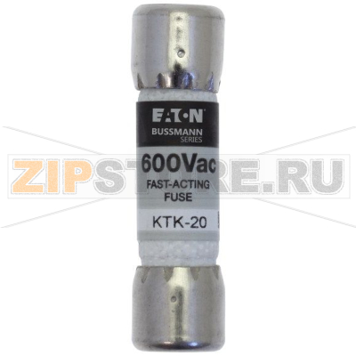 Предохранитель, 20 A, AC 600 В, 100 кА, 10x38 мм, UL, CSA, быстродействующий Eaton LIMITRON FAST 