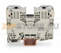 POWER CAGE CLAMP 2-проводные проходные клеммы; 35 мм; подходят для исполнений Ex e II; боковые маркировочные разъемы; только на рейке DIN 35 x 15; POWER CAGE CLAMP; 35,00 mm; светло-серые Wago 285-935