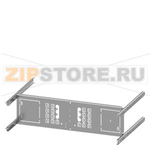 SIVACON S4 EBS SENTRON 3VA 3VA10 (100A) 3-pole Mounting position horizontal Fixed mounting, Plug-in socket Number of switches 1 Height 150 mm Width 600 mm Siemens 8PQ6000-8BA01 