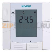 RDU341 - Термостат для полуутопленного монтажа с коммуникацией по протоколу KNX для систем VAV Siemens RDU341