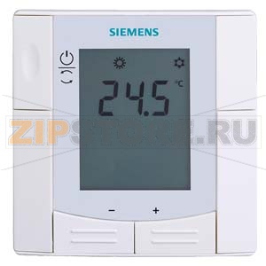 RDU341 - Термостат для полуутопленного монтажа с коммуникацией по протоколу KNX для систем VAV Siemens RDU341 