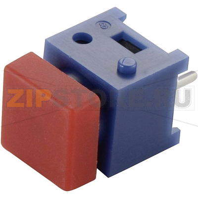 Кнопка 100 В, 1 A, 1 x выкл/вкл, без фиксации, 1 шт TRU Components DS-660S-S RD 