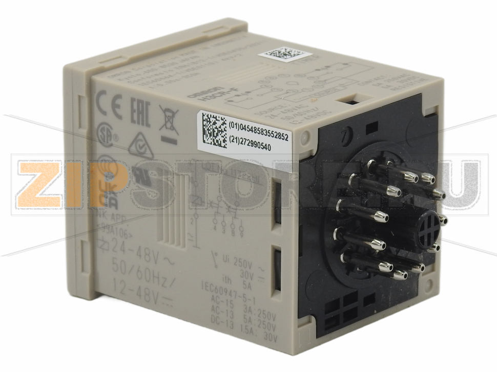 Таймер твердотельный, сдвоенный Omron H3CR-F AC24-48/DC12-48 OMI 