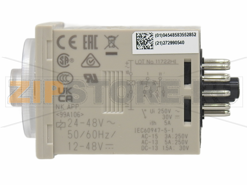 Таймер твердотельный, сдвоенный Omron H3CR-F AC24-48/DC12-48 OMI 