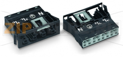 Защелкивающаяся розетка; 4-пол.; Код. A; 4,00 mm; черные Wago 770-704 Protected against mismating and maintenance-freePush-in CAGE CLAMP® spring pressure connection technology allows solid conductors to be simply pushed into a unit.Two wire connections per pole for loops or bridgesAdditional variable coding is possible....
