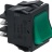ДВУХПОЛЮСНЫЙ ПЕРЕКЛЮЧАТЕЛЬ, ЗЕЛЕНЫЙ, 16 А, 24 В - ДВУХПОЛЮСНЫЙ ПЕРЕКЛЮЧАТЕЛЬ, ЗЕЛЕНЫЙ, 16 А, 24 В