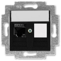 Розетка компьютерная, RJ45, антрацитовая ABB 2CHH296117A6063