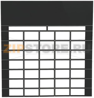 TARGA PORTAETICHETTE 5 COLONNE 