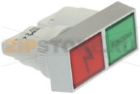 ДВОЙНАЯ КРАСНО-ЗЕЛЕНАЯ ИНДИКАТОРНАЯ ЛАМПА, 230 В