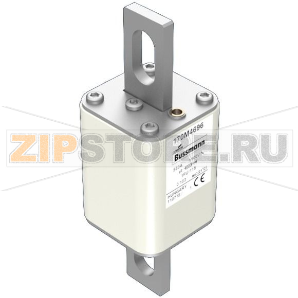 Предохранитель, 550 A, AC 1100 В, 100 кА, size 1, 45x59x156 мм, aR, IEC UL Eaton FUSE 550A 110 
