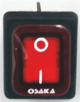 INTERRUTTORE BIPOLARE ROSSO 125/250