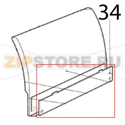 Plate Scotsman AF 124 Plate Scotsman AF 124Запчасть на деталировке под номером: 34