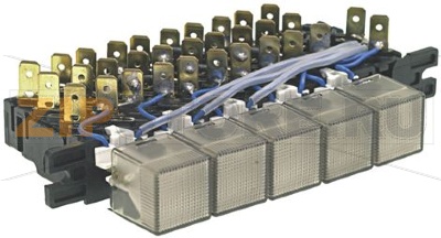 WHITE PUSH-BUTTON PANEL 5 BUTTONS 