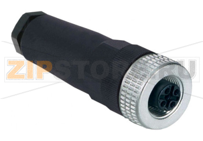 Разъем 3 А, 5 контактов, М12 Schneider Electric XZCC12FDM50B 