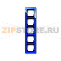 Рамка пятиместная, синяя ABB 2CKA001754A4355