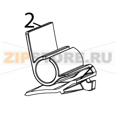 Outer guide Intermec PF4i Outer guide Intermec PF4iЗапчасть на деталировке под номером: 2Название запчасти на английском языке: Outer guide Intermec PF4i.