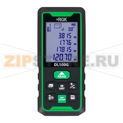 Дальномер лазерный, зеленый луч RGK DL100G 