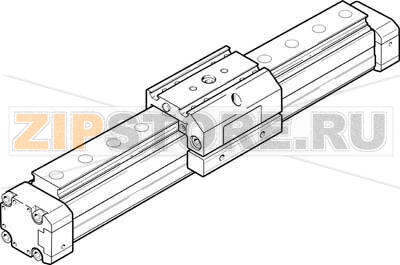 Привод линейный Festo DGPL-25-500-PPV-A-B-KF 