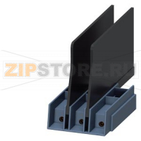 TERMINAL BLOCK FOR INCREASED CREEPAGE DIST. AND CLEARANCES, WITH PHASE BARRIERS FOR CIRCUIT-BREAKERS, SIZE S3 Siemens 3RV2948-1K