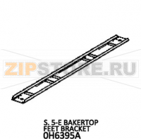 S. 5-E Bakertop feet brachet Unox XBC 605E