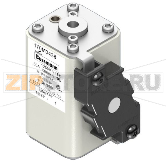 Предохранитель, 50 A, AC 1250 В, 100 кА, size 1, 45x59x81 мм, aR, IEC UL Eaton FUSE 50A 1250V 