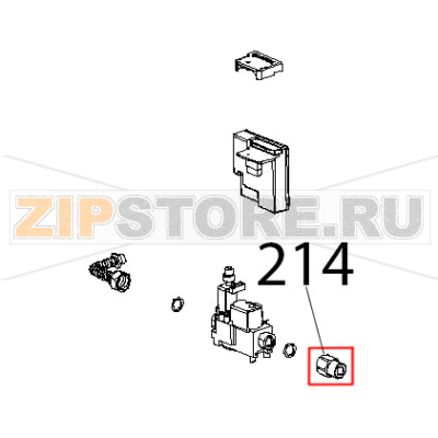 Racc. dritto ott. fil. 3/4, gas femm. - 3/4 Unox XBC 815G Racc. dritto ott. fil. 3/4, gas femm. - 3/4 Unox XBC 815GЗапчасть на деталировке под номером: 214