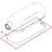 Band, Trim Dark Platinum (Europe) KitchenAid 5KSM7580XEFP
