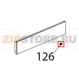 Ferma vetro interno sup. Unox XBC 905 Ferma vetro interno sup. Unox XBC 905Запчасть на деталировке под номером: 126