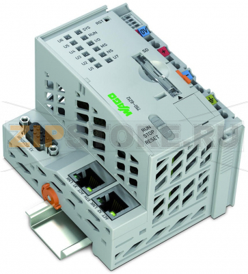 Контроллер PFC200; 2-е поколение; 2 x ETHERNET, RS-232/-485; Технология телеуправления; Внешняя температура; ECO; светло-серые Wago 750-8212/025-002 The PFC200 Controller is a compact PLC for the modular WAGO I/O System. Besides network and fieldbus interfaces, the controller supports all digital, analog and specialty modules found within the 750/753 Series. Two ETHERNET interfaces and an integrated switch enable line topology wiring. An integrated Webserver provides user configuration options, while displaying PFC200 status information.Besides the processing industry and building automation, typical applications for the PFC200 include standard machinery and equipment control (e.g., packaging, bottling and manufacturing systems, as well as textile, metal and wood processing machines).Programming per IEC 61131-3Programmable via WAGO-I/O-PRO V2.3 Direct connection of WAGO I/O modules2 x ETHERNET (configurable), RS-232/485 Linux operating system with RT?Preempt patch Configuration via CODESYS or Web-Based Management interface Maintenance-free...