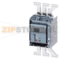 draw-out molded case circuit breaker with guide frame and PSS frame 1600; with RTC and 4AUX trip alarm switch S24; Icu "M" Icu=55kA @ 415V, 3-pole ETU660, LSIG, In=1000A display, meas., comm. function Ir=400...1000A Isd=0.6...10xIn, Ii=1.5...15xIn N condu